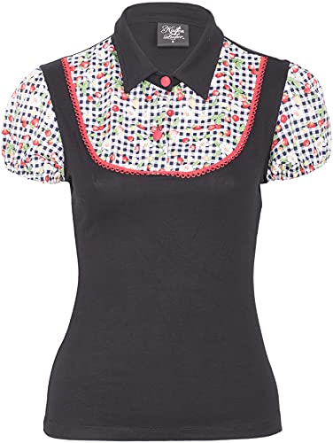 Küstenluder CALLIE Strawberry SCOT 50s Pin Up Blusen SHIRT Rockabilly