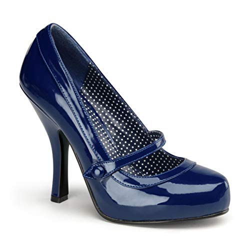 Pin Up Couture CUTIEPIE-02 Damen Pumps, Blau (Navy blue pat), EU 40 (UK 7) (US 10) - 2