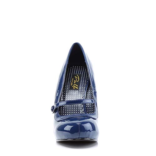 Pin Up Couture CUTIEPIE-02 Damen Pumps, Blau (Navy blue pat), EU 40 (UK 7) (US 10) - 2