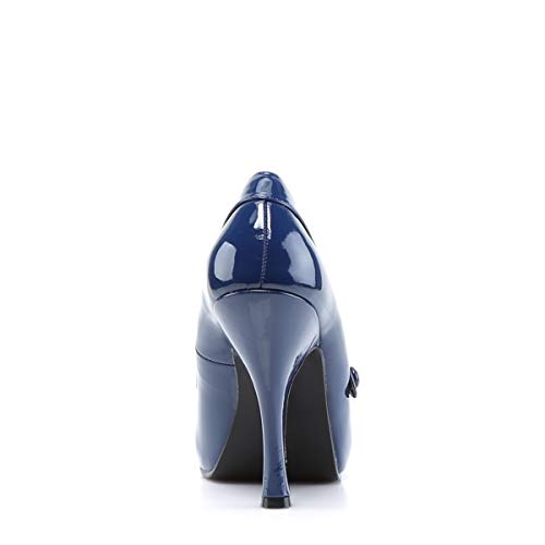 Pin Up Couture CUTIEPIE-02 Damen Pumps, Blau (Navy blue pat), EU 40 (UK 7) (US 10) - 5