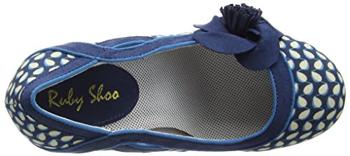 Ruby Shoo  Issy,  Damen Pumps , Blau - Blue (Blue Floral) - Größe: 40 EU ( 7 UK ) - 