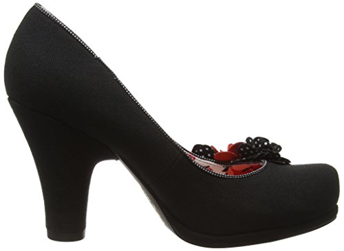 Ruby Shoo Eva, Damen Pumps, Schwarz (Black Spots), 39 EU (6 UK) - 