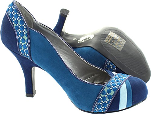 Ruby Shoo Heather Damen Schuhe Blau - 4