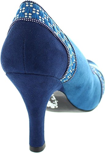 Ruby Shoo Heather Damen Schuhe Blau - 5