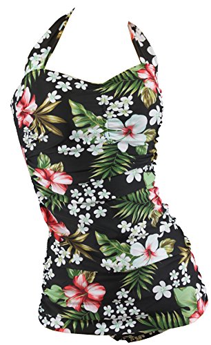 Aloha-Beachwear Damen Badeanzug A3070 Mehrfarbig Gr. 44