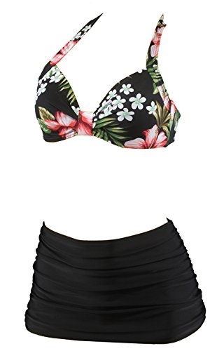 Aloha-Beachwear Damen Bikini A1023 Mehrfarbig Gr. 40