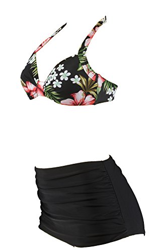 Aloha-Beachwear Damen Bikini A1023 Mehrfarbig Gr. 40 - 2