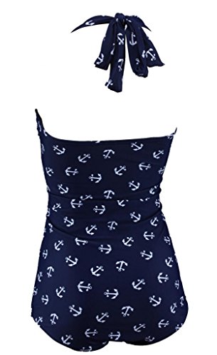 Aloha-Beachwear Damen Badeanzug A3002 Blau Gr. 38 - 3