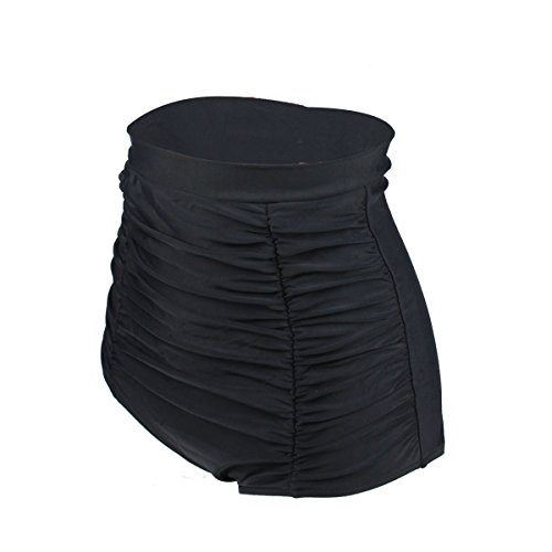 Gigileer Elegante / Figurumspielende / Minimizer Bikini Hose / High Waist Bikinihose / Slip Schwarz M - 