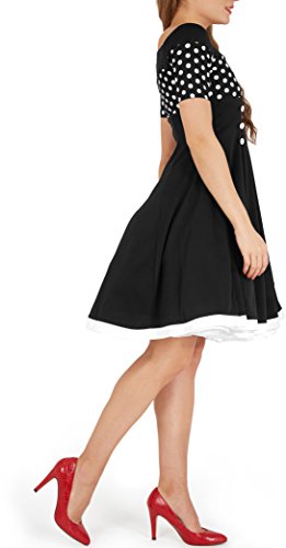 BlackButterfly ‚Penny‘ Vintage Polka-Dots Swingkleid - 2