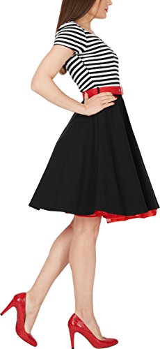 BlackButterfly ‚Maria‘ Vintage Gestreift Pin-up-Kleid - 2