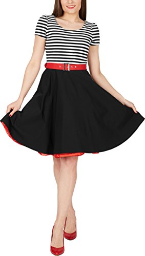 BlackButterfly ‚Maria‘ Vintage Gestreift Pin-up-Kleid - 4