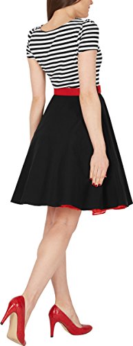 BlackButterfly ‚Maria‘ Vintage Gestreift Pin-up-Kleid - 3