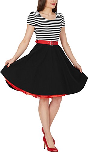 BlackButterfly ‚Maria‘ Vintage Gestreift Pin-up-Kleid - 5