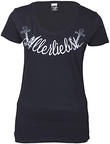 Küstenluder ALLERLIEBST Anker Sailor T-Shirt Rockabilly