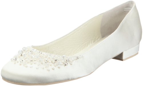 Menbur Wedding Brautschuhe Ballerinas, Ivory