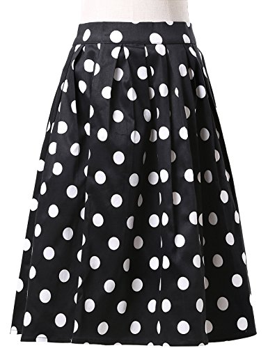 Damen Sommer Rock Party Rock Picknick Rock 50er Jahre Stil M CL6294-2 - 4