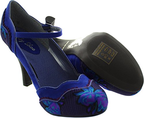 Ruby Shoo Vintage Spitzen Riemchen Pin Up Heels PUMPS Rockabilly - 4