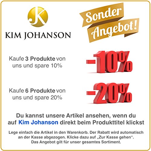 Kim Johanson Damen Armbanduhr aus Leder Schwarz – Retro Herz Uhr Neu & OVP inkl. Geschenkverpackung - 7