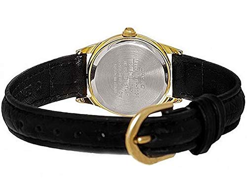 Casio Damen Analog Quarz mit Leder Armbanduhr LTP 1154PQ 7B - 2