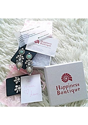 Happiness Boutique Damen Vintage Statement Ohrringe Pastellfarben - 8