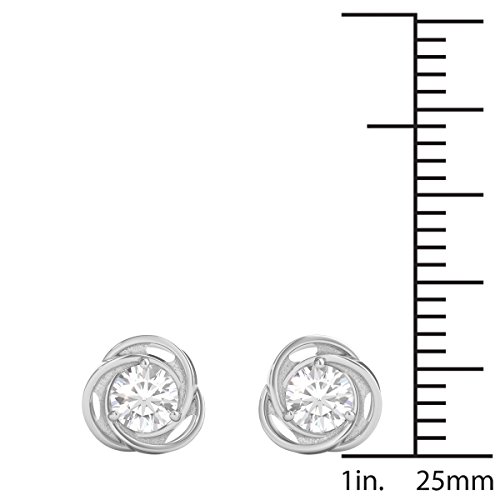 Diamond Studs Forever - Solitaire-Ohrstecker - 0,5 ct. Diamanten GH/I1 - Weißgold 14 K - 4