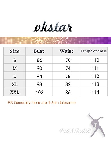 VKStar® 50er Rockabilly Kariert Kleid Petticoat Vintage ärmellos Kirschen Abendkleid Rot S - 6