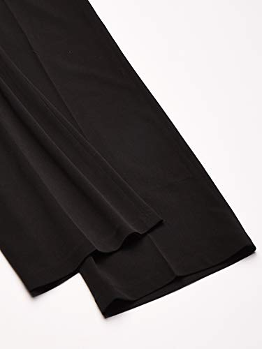 FIND Hose Damen mit Weitem Schlag und Mittelhohem Bund Schwarz (Black), 38 (Herstellergröße: Medium) - 3