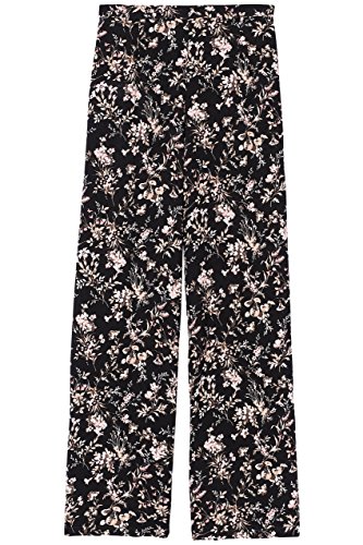 FIND Damen Hose mit Blumenmuster Schwarz (Black Mix), 38 (Herstellergröße: Medium) - 4