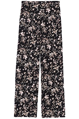 FIND Damen Hose mit Blumenmuster Schwarz (Black Mix), 38 (Herstellergröße: Medium) - 4