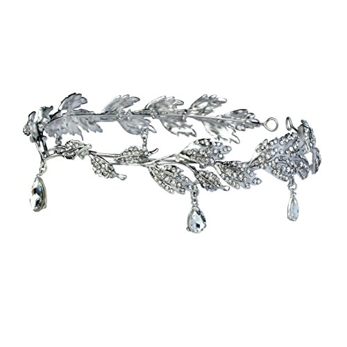 Babeyond Braut Stirnband mit Rhinestone Brautjungfer Haarband österreichisches Kristall Silber Hochzeit Accessoires für Damen - 3