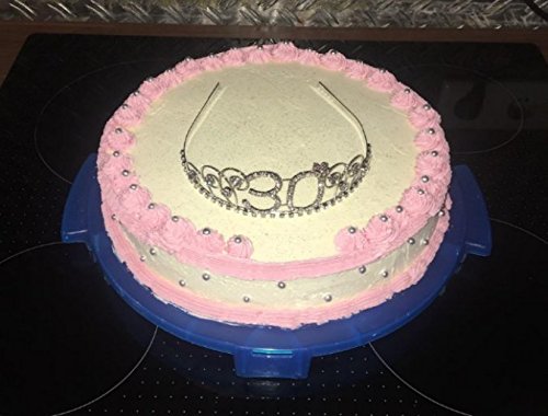 BABEYOND Kristall Geburtstag Tiara Birthday Crown Prinzessin Kronen Haar-Zusätze Silber Diamante Glücklicher 18/20/21/30/40/50/60 Geburtstag (30 Jahre alt) - 6