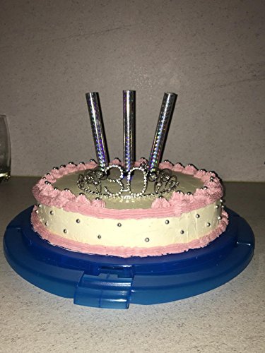 BABEYOND Kristall Geburtstag Tiara Birthday Crown Prinzessin Kronen Haar-Zusätze Silber Diamante Glücklicher 18/20/21/30/40/50/60 Geburtstag (30 Jahre alt) - 7