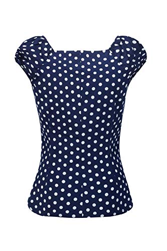 Tops Damen 50Er Jahre Vintage Polka Dots - 2