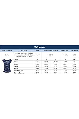 Tops Damen 50Er Jahre Vintage Polka Dots - 7