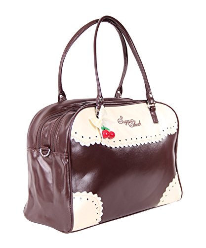 SugarShock Auro Budapester Shopper Handtasche, Farbe:braun - 2