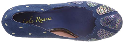 Lola Ramona Damen June Pumps, Blau - 7