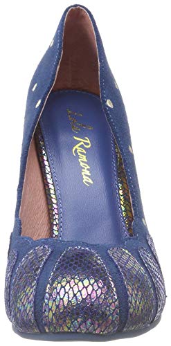 Lola Ramona Damen June Pumps, Blau - 2