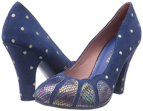 Lola Ramona Damen June Pumps, Blau - 5