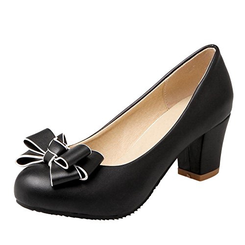 Damen Rockabilly Pumps mit Schleife // 6cm Absatz