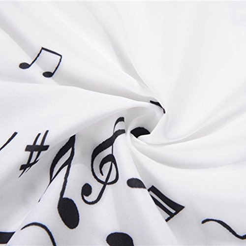 LuckyGirls 50s Retro Vintage Rockabilly Kleid Partykleider Cocktailkleider Bodycon Elegant Ärmellos Faltenrock S-2XL (Weiß, S) - 4