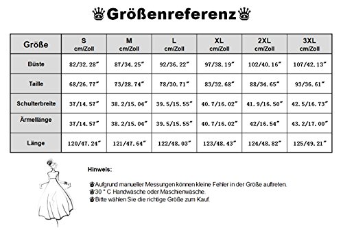Damen sexy v-Ausschnitt Partykleid Abendkleider Cocktailkleid Elegant 1/2 arm Casual klassischer Stil Kleid lang,S-3XL, L, Weinrot - 4