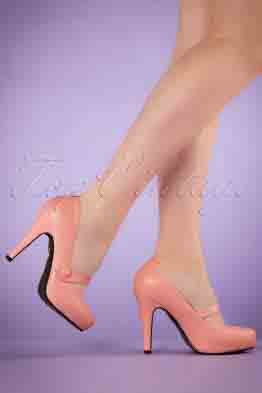 40s Dolly Pumps in Pink