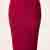 50s High Time Pencil Skirt in Red