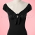 50s Bardot Top in Black