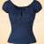 50s Melissa Top in Navy