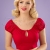 50s Melissa Top in Red