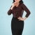 50s Paula Pencil Skirt in Black