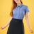 60s Sarah A-Line Skirt in Denim Blue