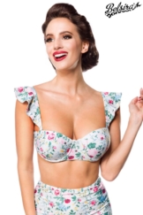 Vintage Bikinioberteil mit Flügelärmel